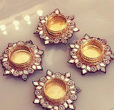 Tea Light Holders, Diwali Decor,Handmade Diyas, Diwali Gift, Home Decor, Candle Holders, Tealight Holder, Table Top